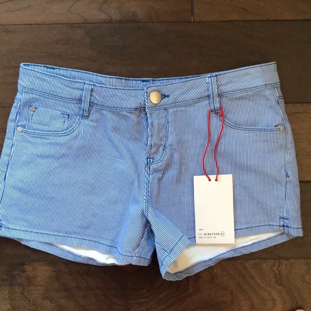 Pinstripe shorts